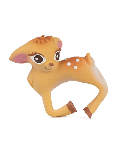 Oli & Carol Olive The Deer-Natural Rubber Teether-Easy Grip-0M+