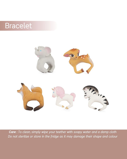 Oli & Carol Olive The Deer-Natural Rubber Teether-Easy Grip-0M+