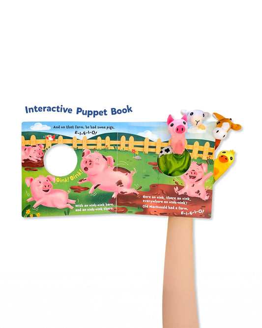 Skillmatics Old Macdonald Had a Farm-Puppet Book-12 Colorful Pages-Encourages Active Participation-6M+