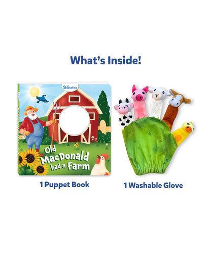 Skillmatics Old Macdonald Had a Farm-Puppet Book-12 Colorful Pages-Encourages Active Participation-6M+