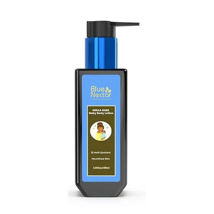 Blue Nectar Shubhr Almond & Ghee Baby Massage Oil and Niraa Ghee Baby Lotion-100 ml