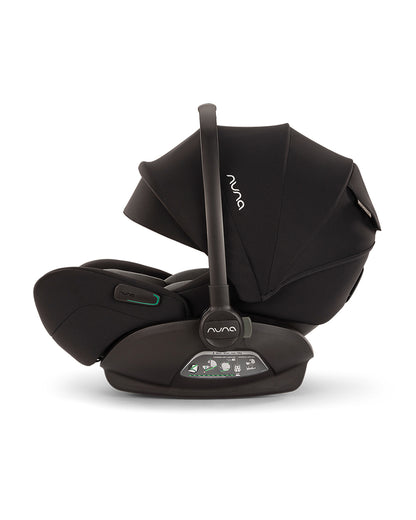 Nuna Arra Flex Baby Car Seat-Rear Facing-Flat Recling Seat 157 Degrees-3 Positions Recline-10 Positions Adjustable Headrest-For 0 to 2Y (Upto 13 Kg)-Caviar