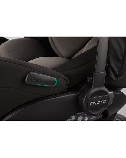 Nuna Arra Flex Baby Car Seat-Rear Facing-Flat Recling Seat 157 Degrees-3 Positions Recline-10 Positions Adjustable Headrest-For 0 to 2Y (Upto 13 Kg)-Caviar