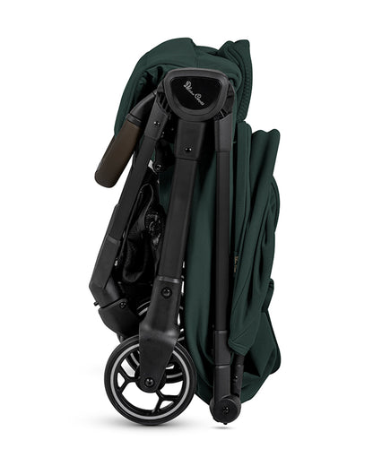 Silver Cross Clic 2 Cabin Friendly Stroller-With Stroller Bag-One Hand Fold-Includes Rain Cover-For 0 to 4Y (Upto 22 kg)-Conifer