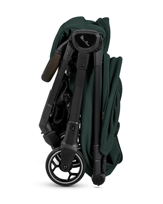 Silver Cross Clic 2 Cabin Friendly Stroller-With Stroller Bag-One Hand Fold-Includes Rain Cover-For 0 to 4Y (Upto 22 kg)-Conifer