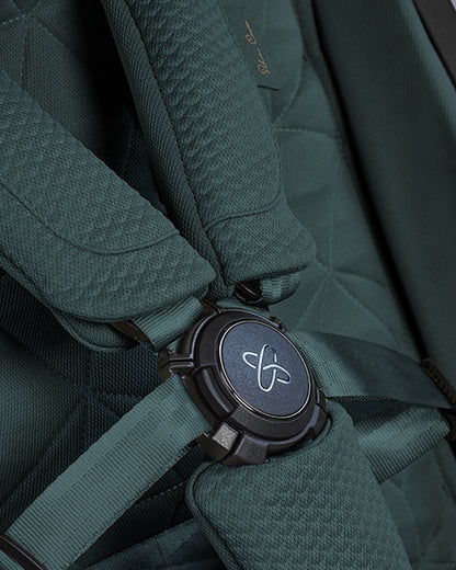 Silver Cross Clic 2 Cabin Friendly Stroller-One Hand Fold-Flat Reclining Seat-Includes Rain Cover-2 Years Warranty-Pram for 0 to 4Y (Upto 22 Kg)-Conifer