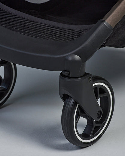 Silver Cross Clic 2 Cabin Friendly Stroller-With Snack Tray-One Hand Fold-Includes Rain Cover-For 0 to 4Y (Upto 22 kg)-Latte