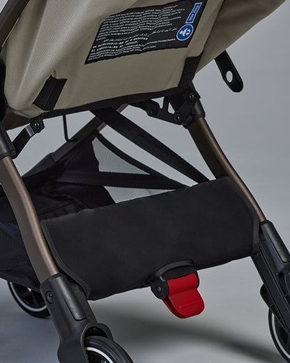 Silver Cross Clic 2 Cabin Friendly Stroller-One Hand Fold-Flat Reclining Seat-Includes Rain Cover-2 Years Warranty-Pram for 0 to 4Y (Upto 22 Kg)-Latte