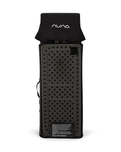 Nuna SENA Aire Travel Cot & Playard-With Triple-Layered Mesh Mattress-360 Degree Airflow-One Hand Fold-Light Weight & Portable-Includes Travel Bag-0 to 3Y-Caviar