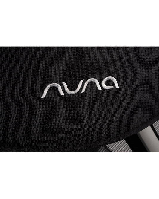 Nuna SENA Aire Travel Cot & Playard-With Triple-Layered Mesh Mattress-360 Degree Airflow-One Hand Fold-Light Weight & Portable-Includes Travel Bag-0 to 3Y-Caviar