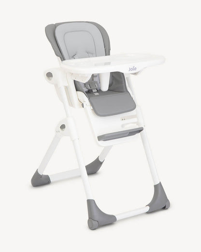 Joie Mimzy Recline High Chair-5 Position Recline-7 Height Positions-2 Years Warranty-Upto 15 Kg-Arctic
