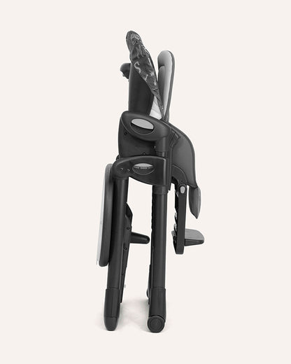 Joie Mimzy Recline High Chair-5 Position Recline-7 Height Positions-2 Years Warranty-Upto 15 Kg-ABC Charcoal