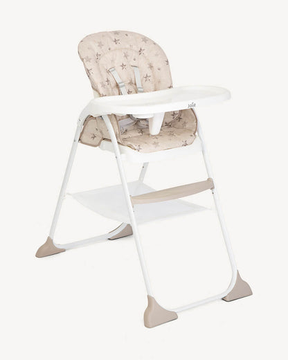 Joie Mimzy Snacker Baby High Chair-One Hand Quick Compact Fold-Streamlined Design-6M to 3Y (Upto 15Kg)-Cosmo Tan