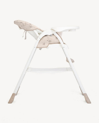 Joie Mimzy Snacker Baby High Chair-One Hand Quick Compact Fold-Streamlined Design-6M to 3Y (Upto 15Kg)-Cosmo Tan