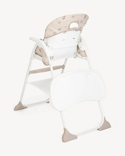 Joie Mimzy Snacker Baby High Chair-One Hand Quick Compact Fold-Streamlined Design-6M to 3Y (Upto 15Kg)-Cosmo Tan