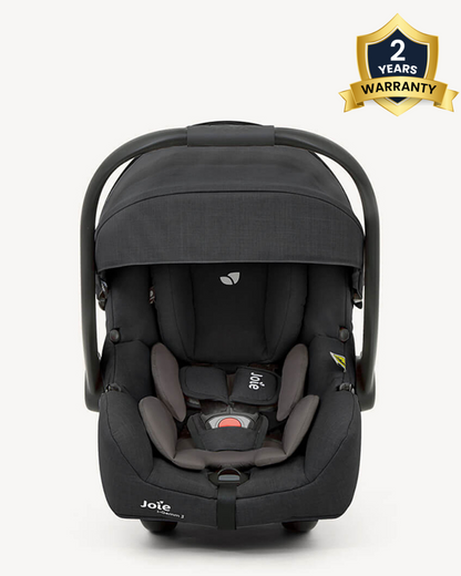 Joie i-Gemm 3 Baby Car Seat-Rear Facing-Airline Certified-3 Point Harness-UPF 50+ Sun & Water Repellent Canopy-For 0 to 1.5Y (Upto 13 Kg)-Shale
