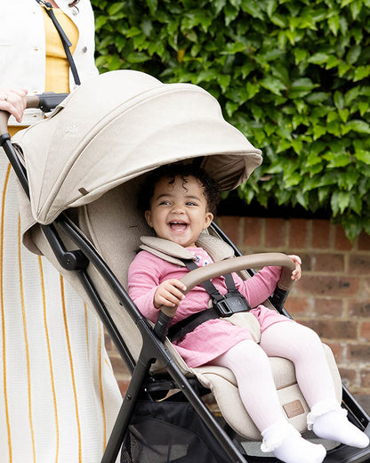 Joie Parcel LX Lightweight Stroller-One Hand Fold-Flat Reclining Seat-Car Seat Compatible-Mesh Window On Canopy-2 Years Warranty-For 0 to 4Y (Upto 22 Kg)-Eclipse