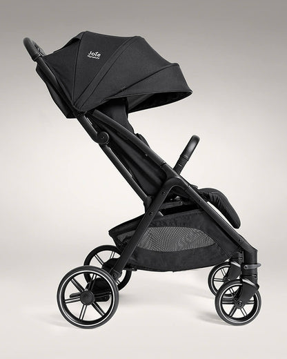 Joie Parcel LX Lightweight Stroller-One Hand Fold-Flat Reclining Seat-Car Seat Compatible-Mesh Window On Canopy-2 Years Warranty-For 0 to 4Y (Upto 22 Kg)-Eclipse