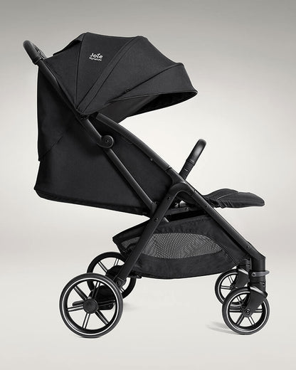 Joie Parcel LX Lightweight Stroller-One Hand Fold-Flat Reclining Seat-Car Seat Compatible-Mesh Window On Canopy-2 Years Warranty-For 0 to 4Y (Upto 22 Kg)-Eclipse