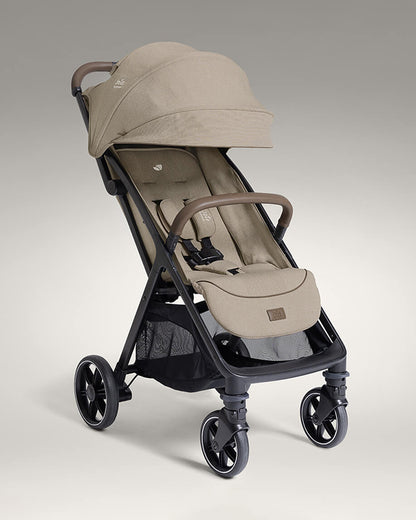 Joie Parcel LX Lightweight Stroller-One Hand Fold-Flat Reclining Seat-Car Seat Compatible-Mesh Window On Canopy-2 Years Warranty-For 0 to 4Y (Upto 22 Kg)-Sandstone