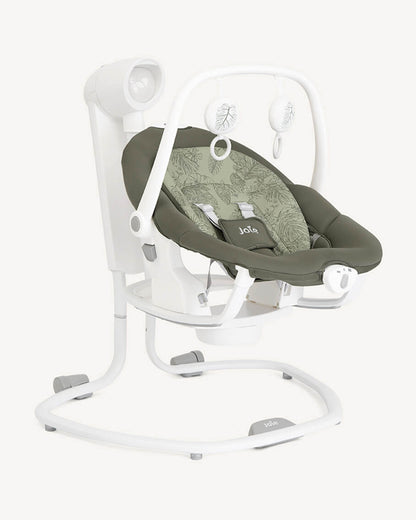Joie Serina 2in1 Baby Swing & Rocker-6 Swing Speeds-3 Positions Recline-With Toy Bar-2 Years Warranty-For 0 to 9 Kg-Palms