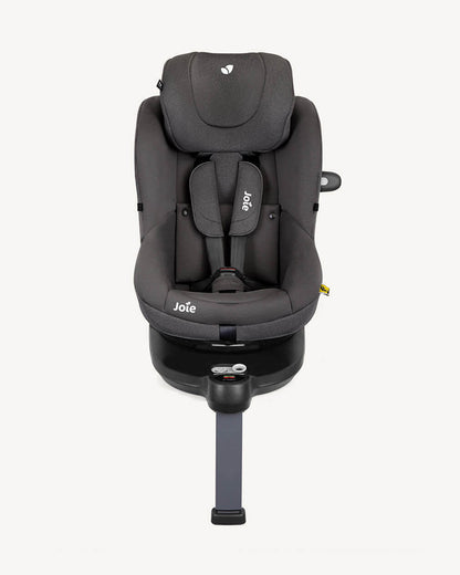 Joie i-Spin 360 Baby Car Seat-Convertible-(Front & Rear Facing)-6 Positions Recline-360 Degrees Rotation-2 Years Warranty-For 0 to 4Y (Upto 19 Kg)-Thunder