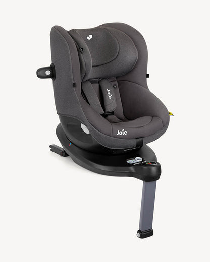 Joie i-Spin 360 Baby Car Seat-Convertible-(Front & Rear Facing)-6 Positions Recline-360 Degrees Rotation-2 Years Warranty-For 0 to 4Y (Upto 19 Kg)-Thunder