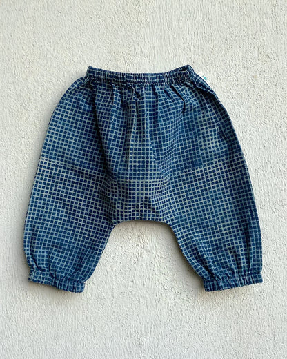 Whitewater Kids Yellow & Indigo Jhabla Set-Zoo Print-100% Organic Cotton-For Infants