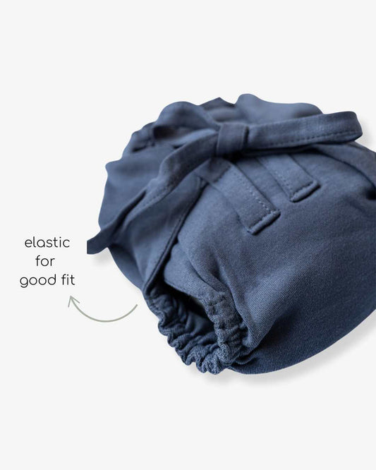 Cocoon Care Blue Granite Cloth Nappy-Bamboo Muslin-Washable & Reusable