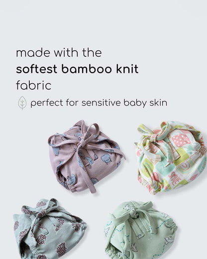 Cocoon Care Wild Polka Cloth Nappy-Bamboo Muslin-Washable & Reusable