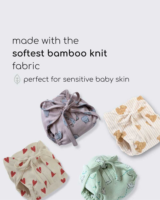 Cocoon Care Freedom Flighter Cloth Nappy-Bamboo Muslin-Washable & Reusable