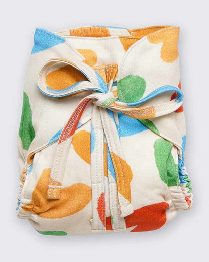 Cocoon Care Playful Notes Cloth Nappy-Bamboo Muslin-Washable & Reusable