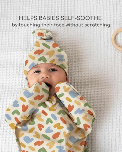 Cocoon Care Playful Notes Baby Sleeping Bag/Pod-Bamboo Cotton-With 2 Way Zipper-Newborn Bed