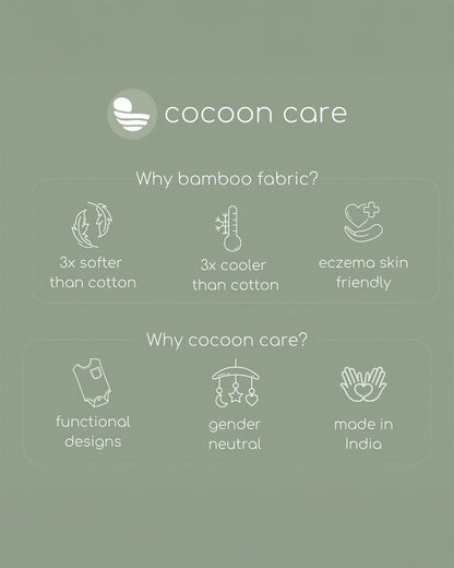 Cocoon Care Jungle Safari Bamboo Muslin Swaddle-Multicolor-Infant Wraps