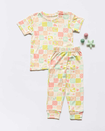 Cocoon Care Peach Nightsuit-Kindness Cove-Bamboo-For Infants
