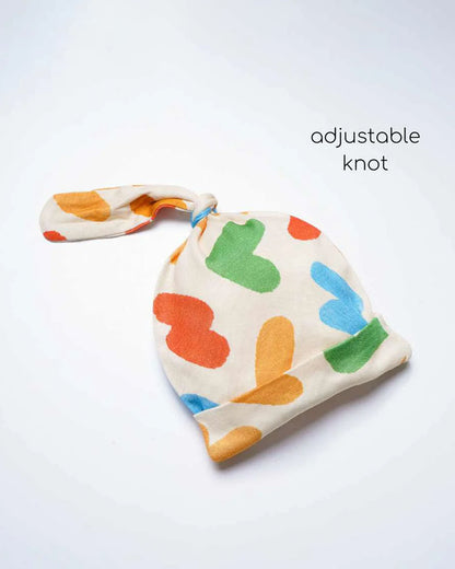 Cocoon Care Multicolor Caps, Booties & Mittens Set-Playful Notes-Bamboo-For Infants