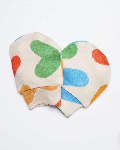 Cocoon Care Multicolor Caps, Booties & Mittens Set-Playful Notes-Bamboo-For Infants