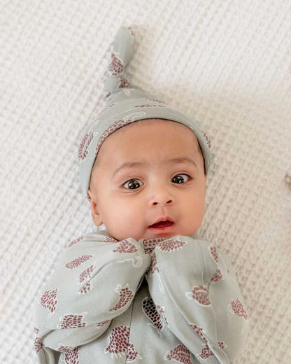 Cocoon Care Grey Caps, Booties & Mittens Set-Wild Stride-Bamboo-For Infants