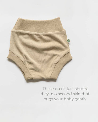 Cocoon Care Light Blue, Beige & Orange Panties-Solid-Bamboo-Pack of 3-For Infants