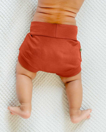 Cocoon Care Light Blue, Beige & Orange Panties-Solid-Bamboo-Pack of 3-For Infants