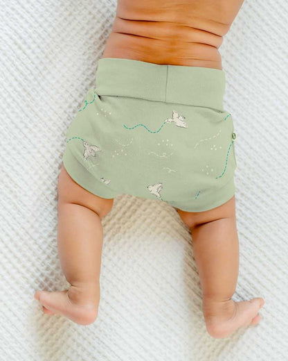 Cocoon Care Sage Green Panty-Freedom Flighter-Bamboo-For Infants
