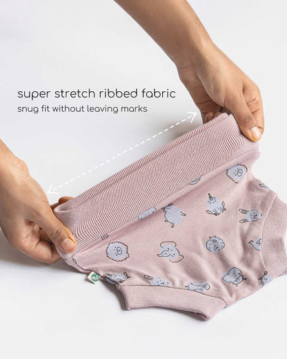 Cocoon Care Pastel Pink Panty-Wild Polka-Bamboo-For Infants