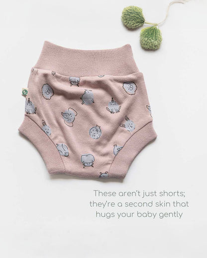 Cocoon Care Pastel Pink Panty-Wild Polka-Bamboo-For Infants