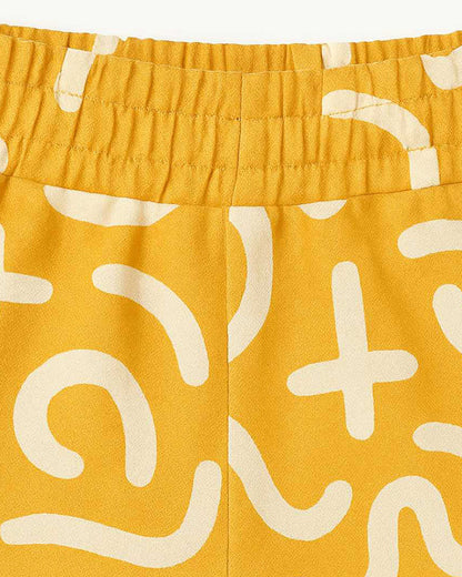 Cocoon Care Mustard Shirt-Must Doodle-Bamboo-For Infants