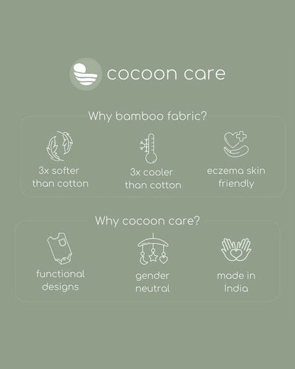 Cocoon Care Baby Shower Bedding Set-Pack of 4-Jungle Safari-Little Dreamer Gift Pack-For Newborn