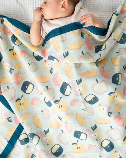 Cocoon Care Baby Shower Bedding Set-Pack of 4-Apple Splash-Little Dreamer Gift Pack-For Newborn