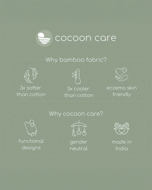 Cocoon Care Bamboo Muslin Wash Cloth-Bloom Baby Bloom-Super Handy & Convenient-0-36 Months