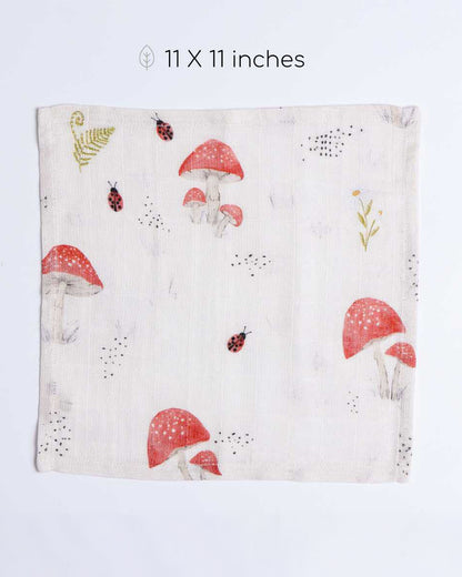 Cocoon Care Bamboo Muslin Wash Cloth-Little Mushroom Lane-Super Handy & Convenient-0-36 Months