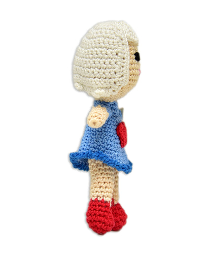 Happy Threads Kind Crochet Doll-Handcrafted-Assorted Color-Easily Washable-3M+