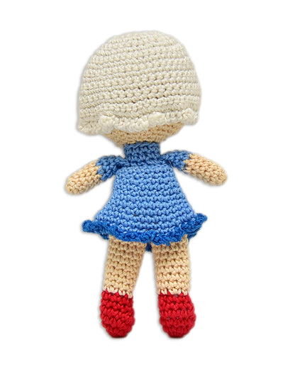 Happy Threads Kind Crochet Doll-Handcrafted-Assorted Color-Easily Washable-3M+